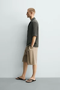 RELAXED FIT TEXTURED SHIRT