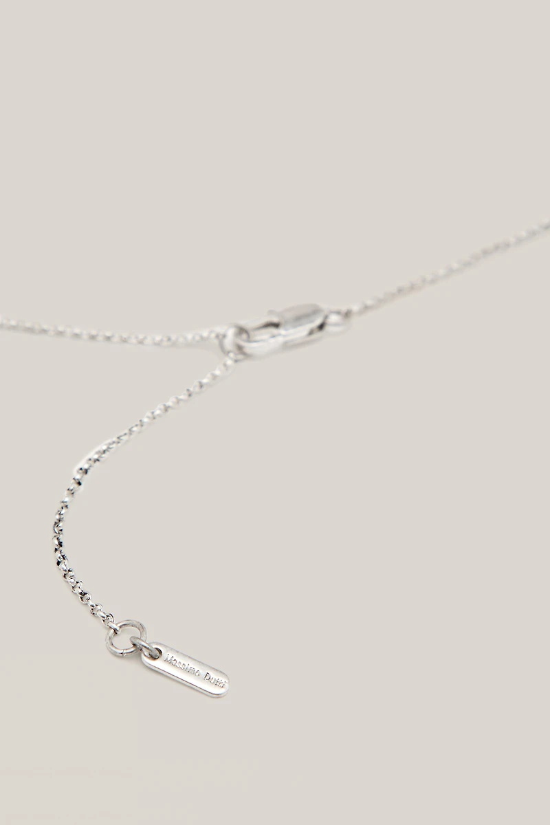 Necklace with textured pear basket piece - LIMITED EDITION
