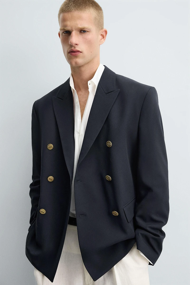 DOUBLE BREASTED BLAZER