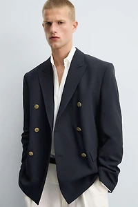 DOUBLE BREASTED BLAZER