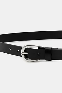 LEATHER MULTI-BUCKLE BELT