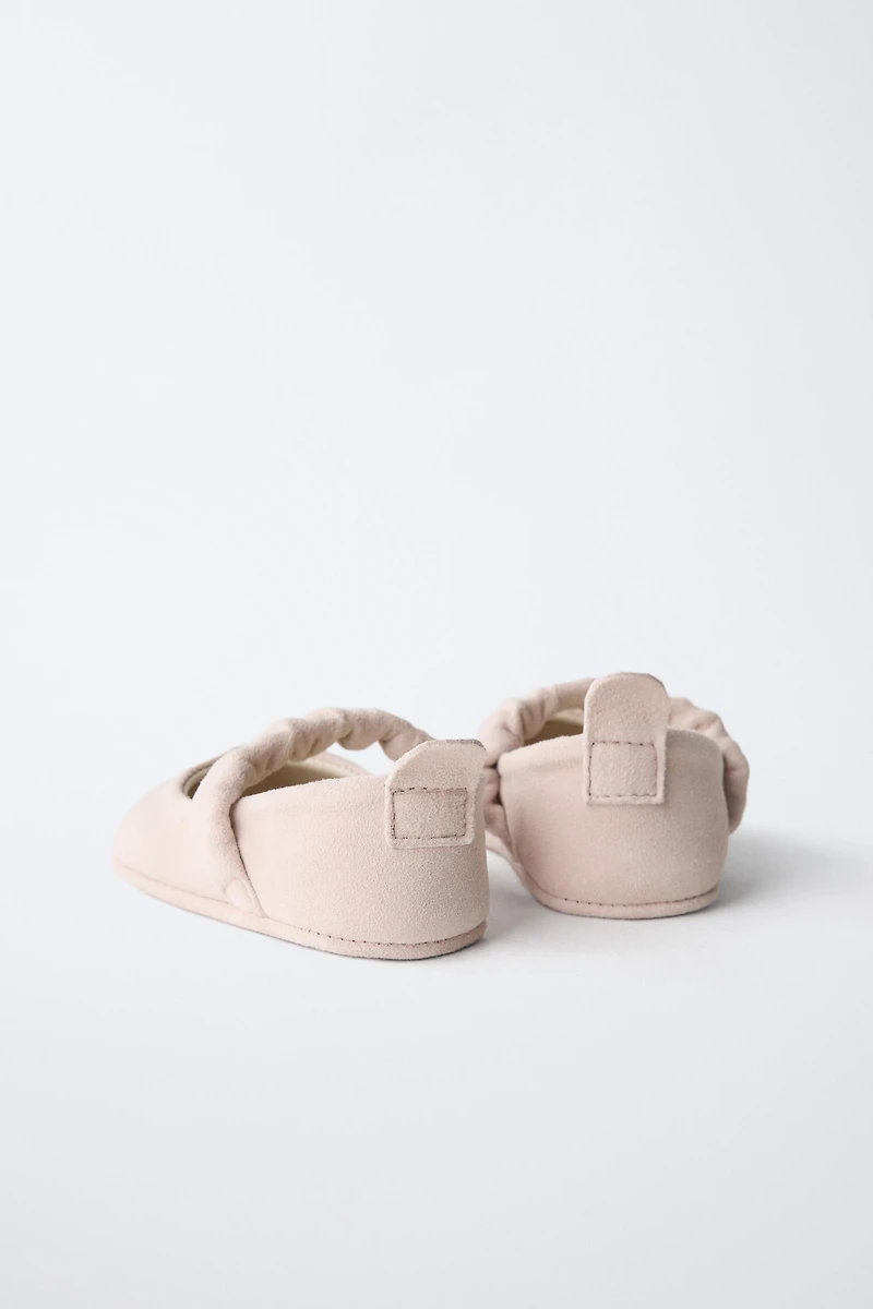 LEATHER BALLET FLATS
