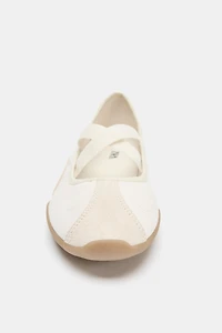 BALLERINES SPORT À BRIDES ÉLASTIQUES