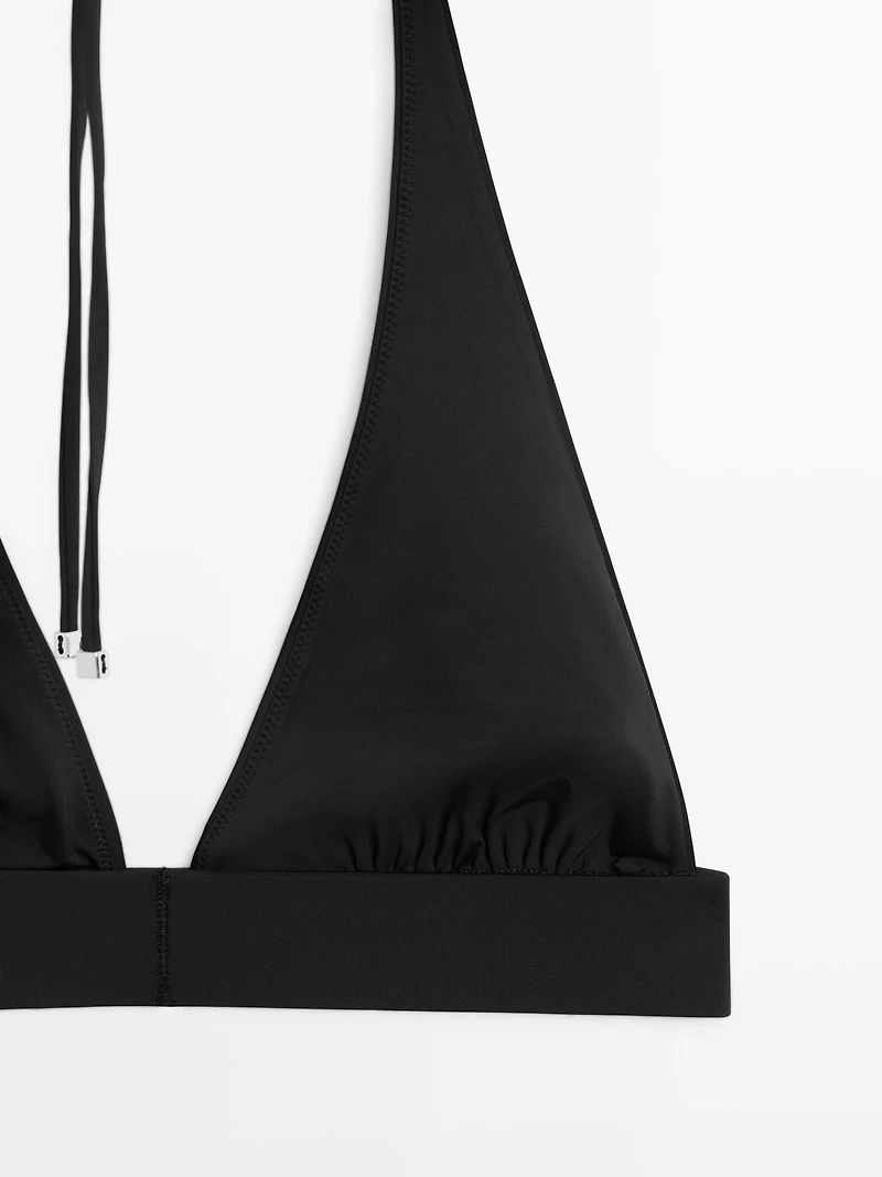 Triangle bikini top