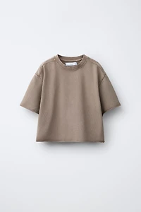 T-SHIRT JOGGING EFFET DÉLAVÉ