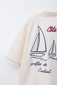 POLO IMPRIMÉ INSCRIPTION