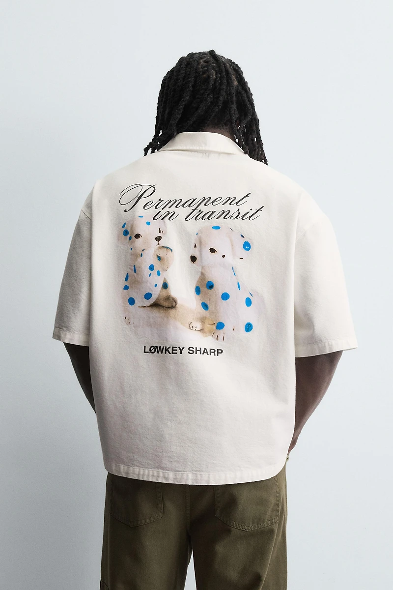 PRINTED RELAXED FIT SHIRT