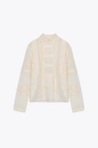 ZW COLLECTION ROMANTIC LACE BLOUSE