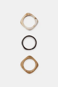 THREE-PACK OF RIGID BRACELETS