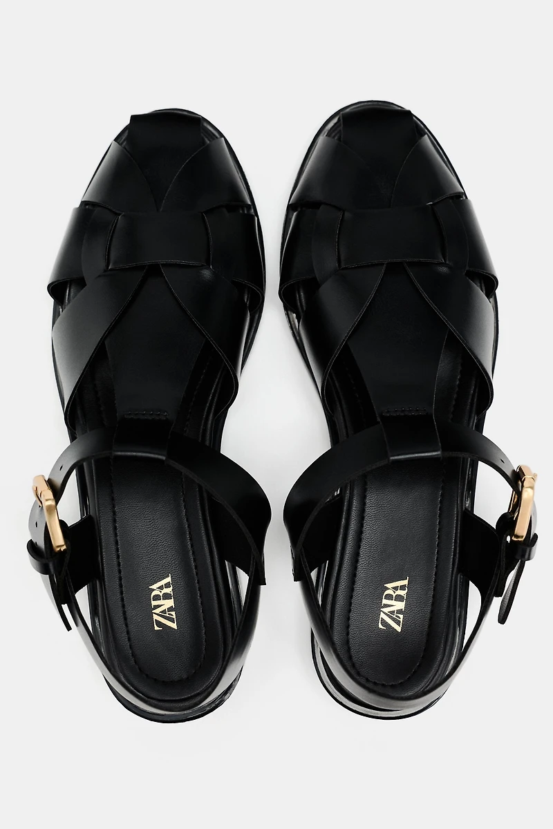 FLAT FISHERMAN SANDALS