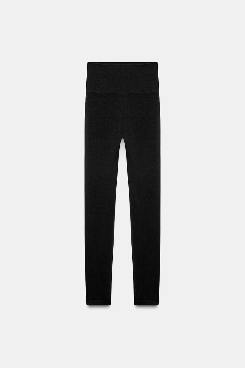 MERINO WOOL SEAMLESS LEGGINGS SKI COLLECTION