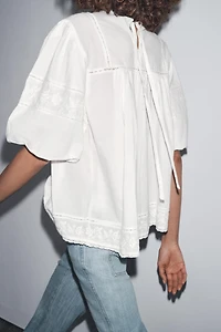 BLOUSE ROMANTIQUE BRODÉE ZW COLLECTION