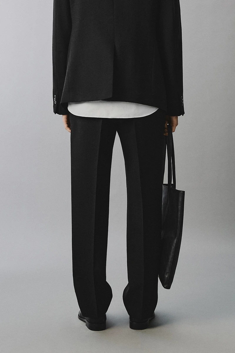 100% WOOL SUIT PANTS