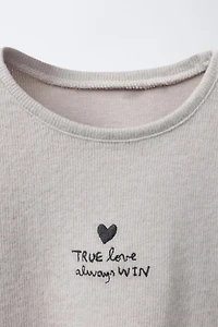 EMBROIDERED SOFT TOUCH T-SHIRT