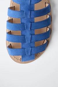 LEATHER FISHERMAN SANDALS