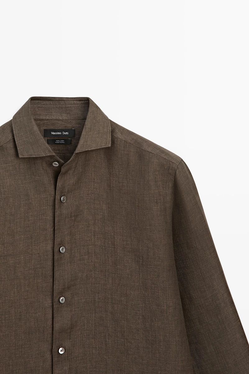 100% linen shirt