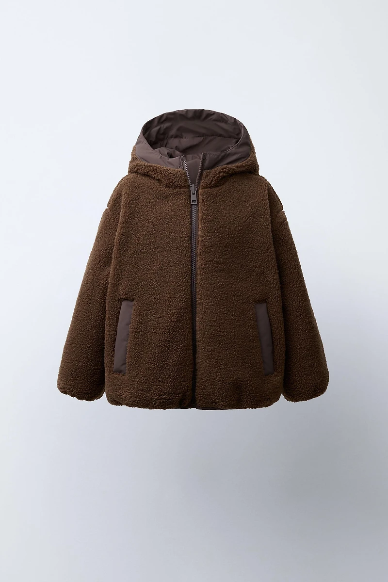 REVERSIBLE WATER REPELLENT LOGO JACKET