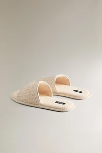 CHAUSSONS WAFFLE ÉPONGE