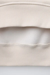 RHINESTONE TEXT SWEATSHIRT