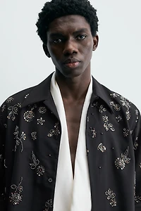 LIMITED EDITION FLOWY SEQUIN SHIRT