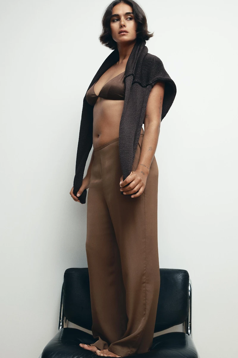 100% SILK PANTS