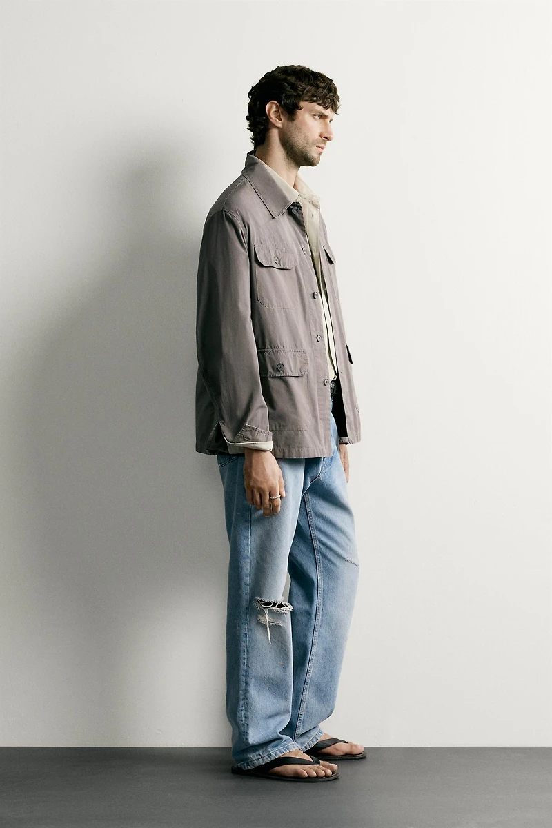 LIGHTWEIGHT POCKET OVERSHIRT