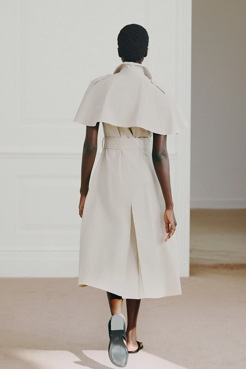 ZW COLLECTION CAPE SHIRT DRESS