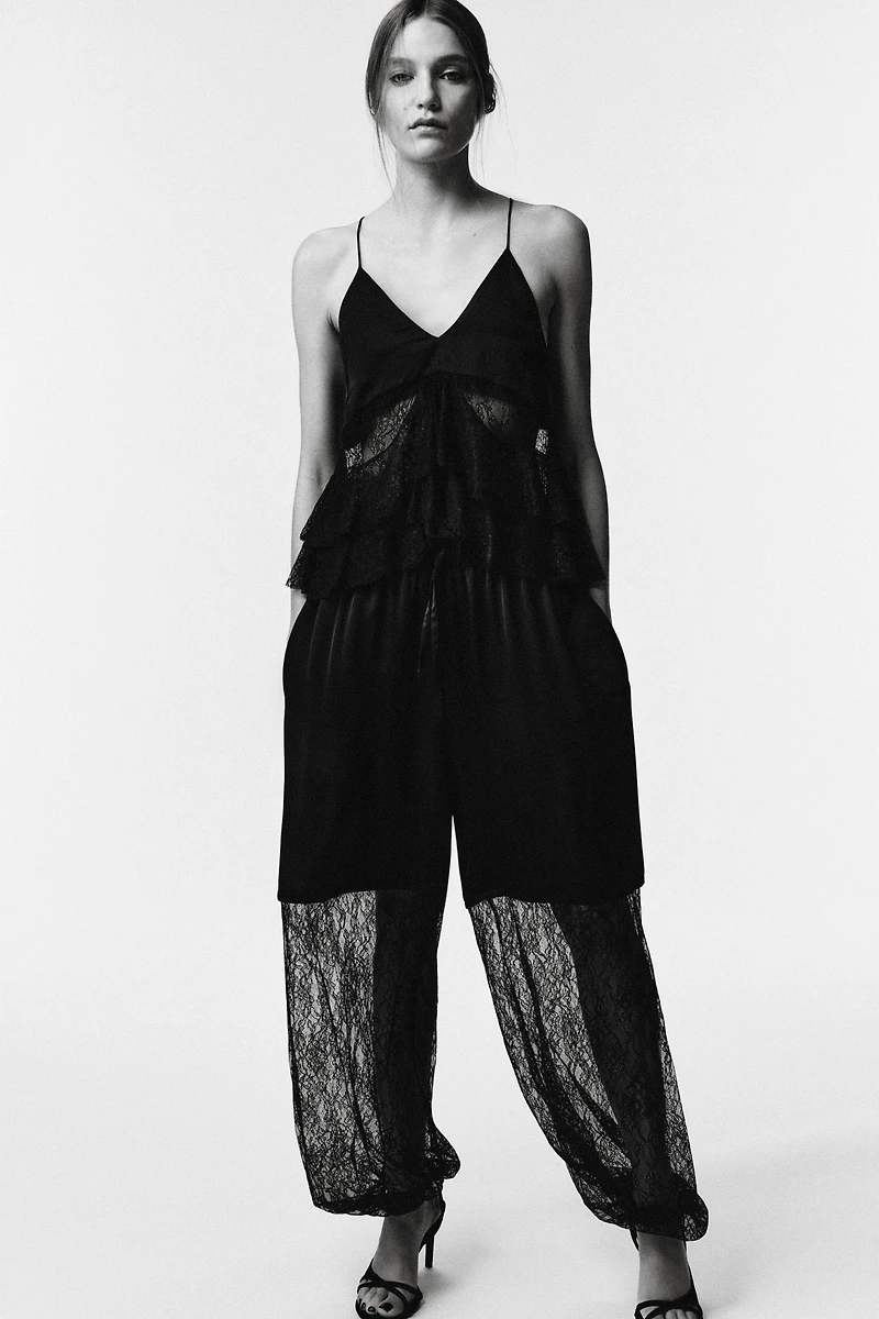 LIMITED EDITION COMBINATION LACE TOP