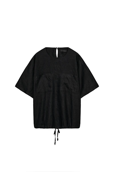 100% LINEN LACED TOP ZW COLLECTION
