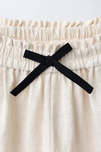 EMBROIDERED FLORAL CULOTTES