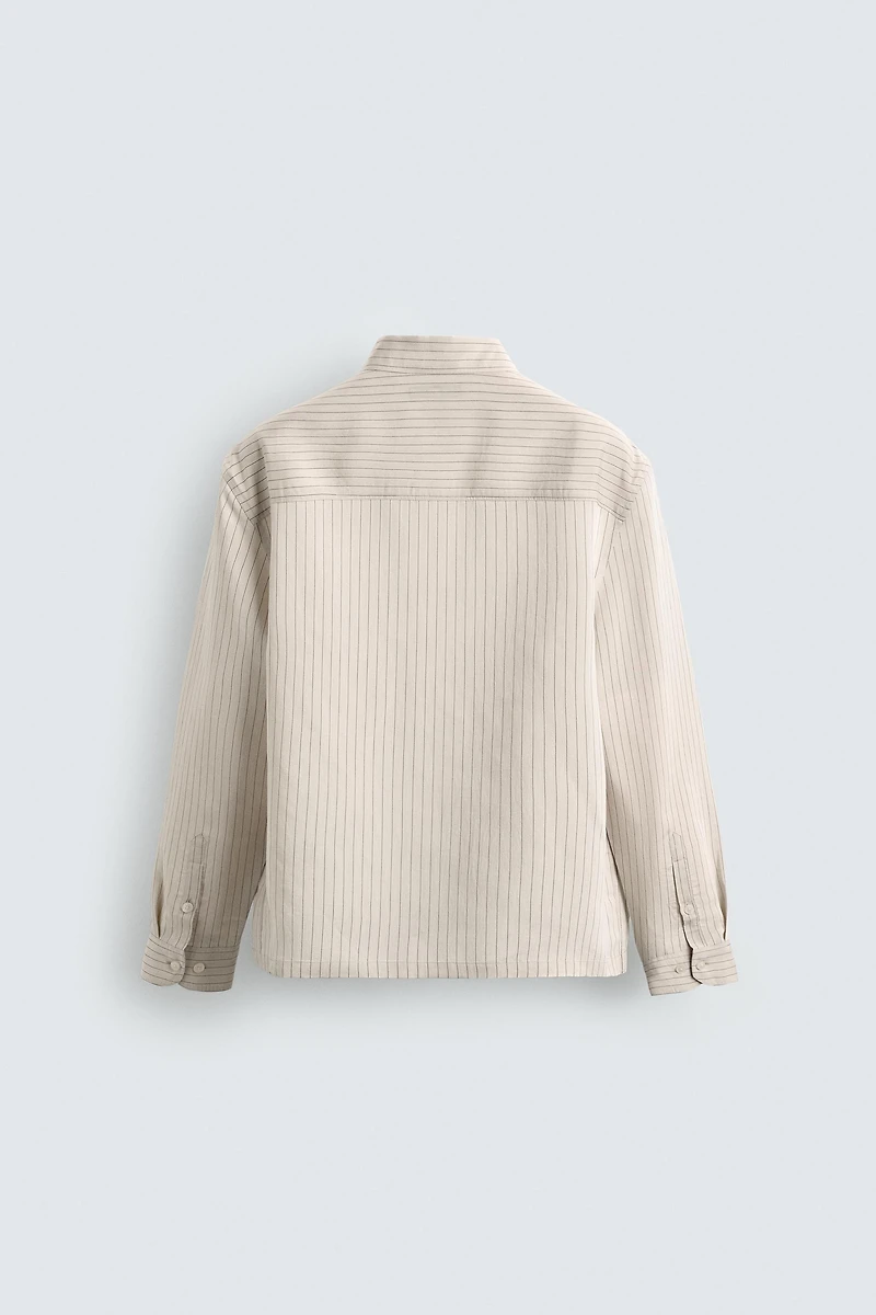 RELAXED FIT STRIPED SHIRT