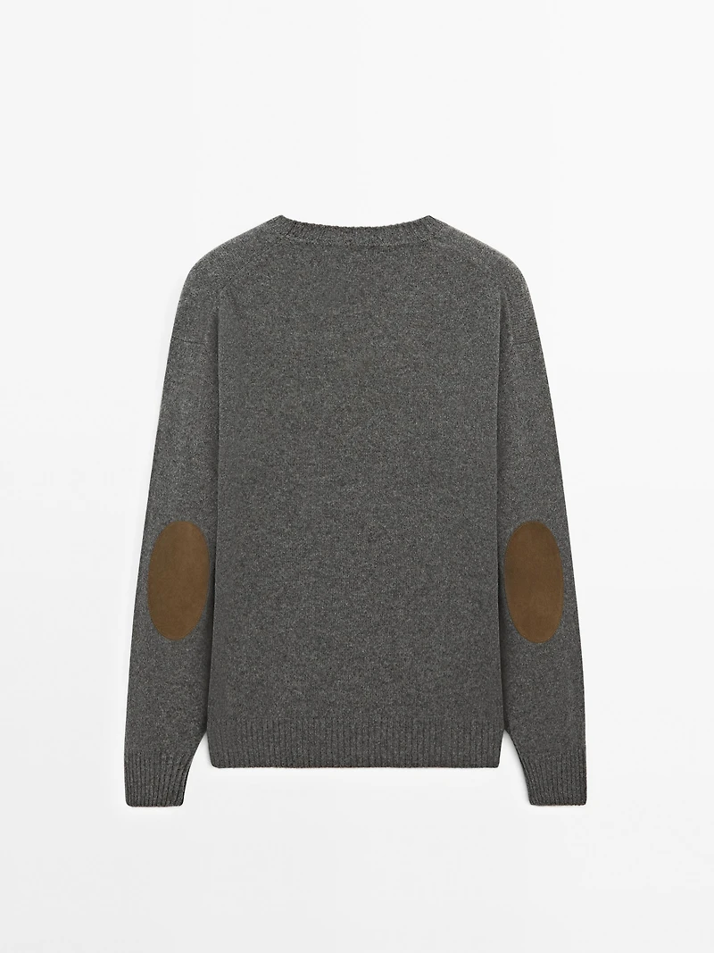 100% cashmere knit sweater