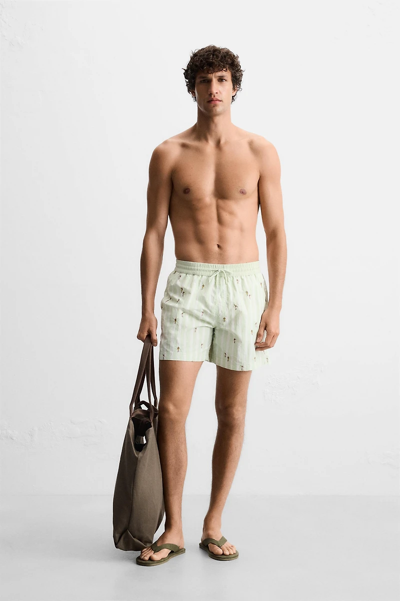 MAILLOT DE BAIN MOYEN BRODÉ
