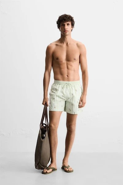 MAILLOT DE BAIN MOYEN BRODÉ