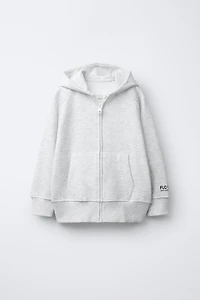 SWEAT EN MOLLETON ZIPP