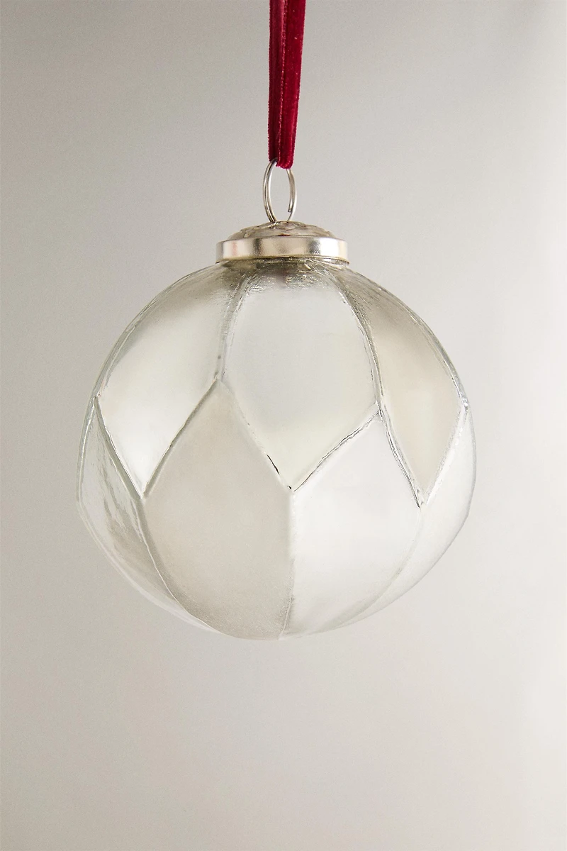 DIAMOND BALL CHRISTMAS TREE ORNAMENT