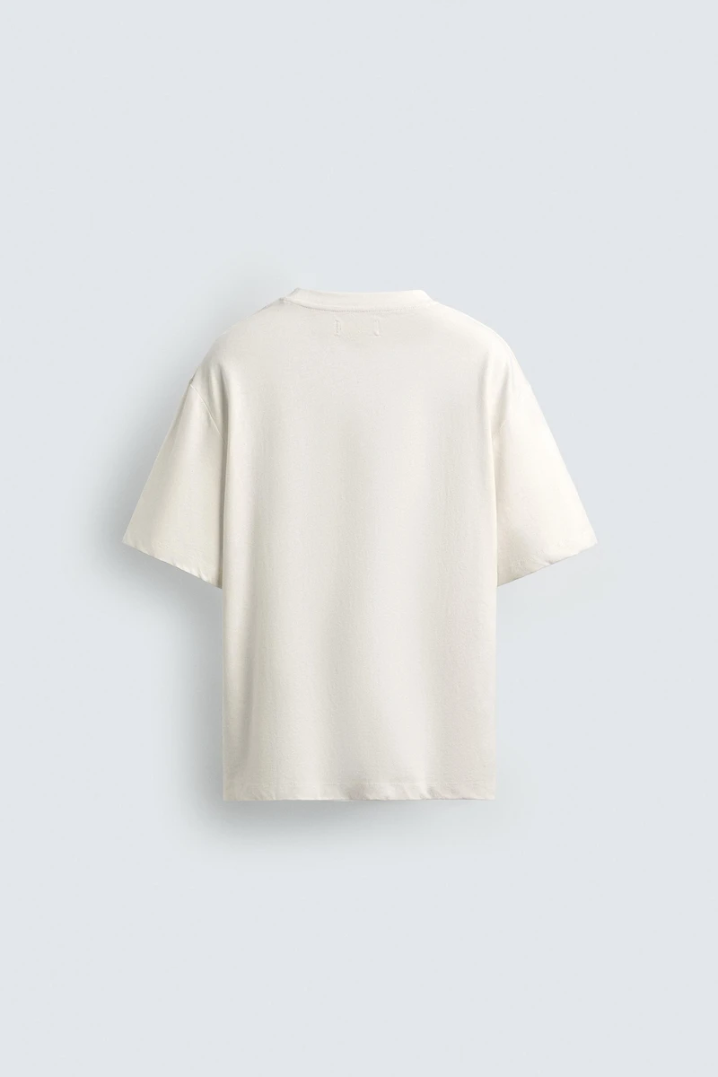 T-SHIRT RELAXED FIT COTON - LIN