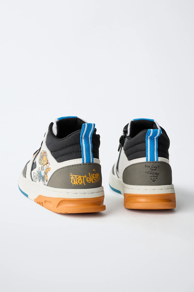 GARFIELD © PAWS INC HIGH TOP SNEAKERS