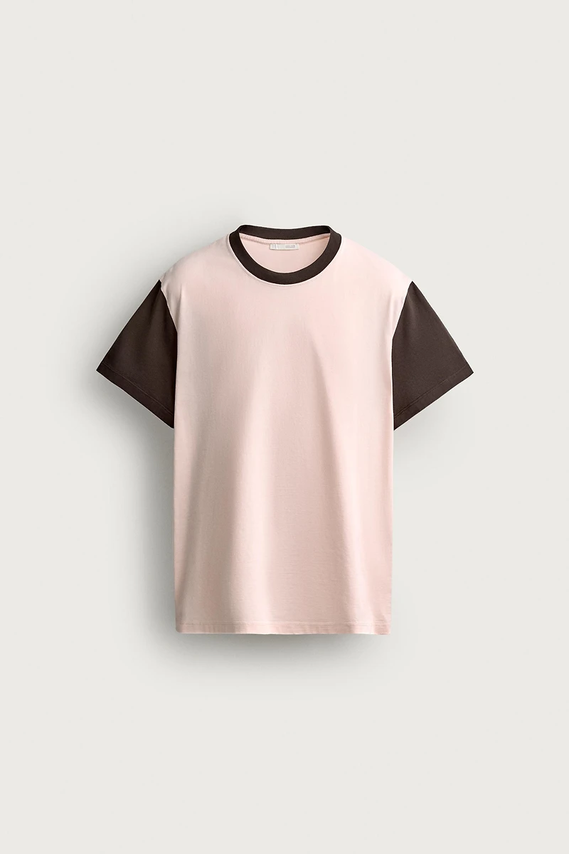T-SHIRT REGULAR FIT COLOR BLOCK