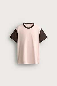 T-SHIRT REGULAR FIT COLOR BLOCK