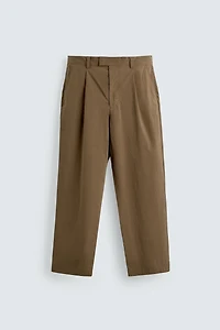 TECHNICAL WIDE FIT SUIT PANTS