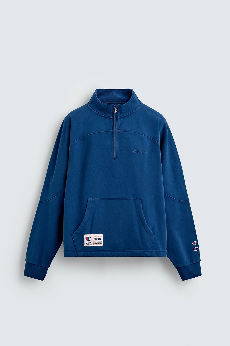 CHAMPION ® X ZARA QUARTER-ZIP SWEATSHIRT