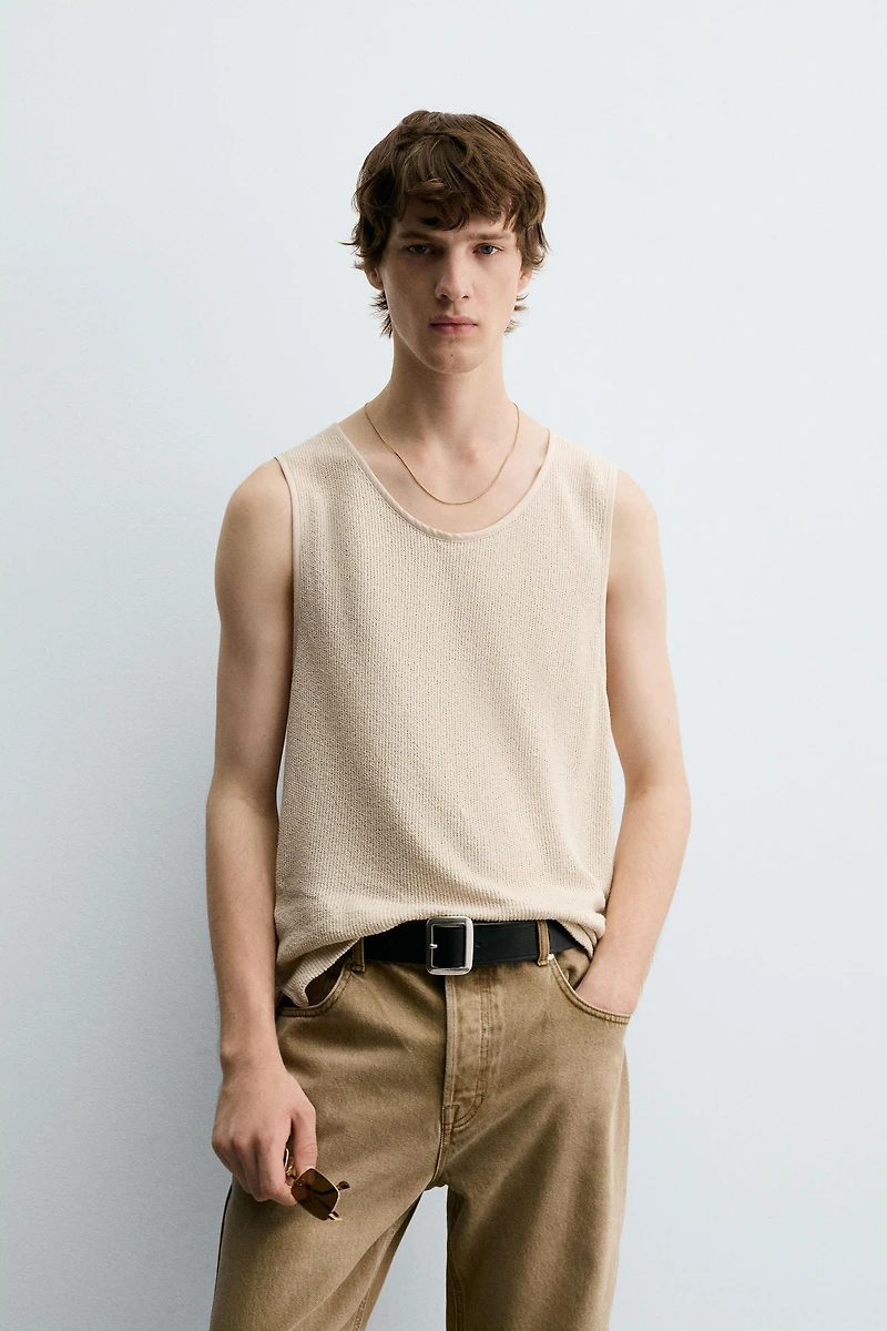 TEXTURED TANK TOP