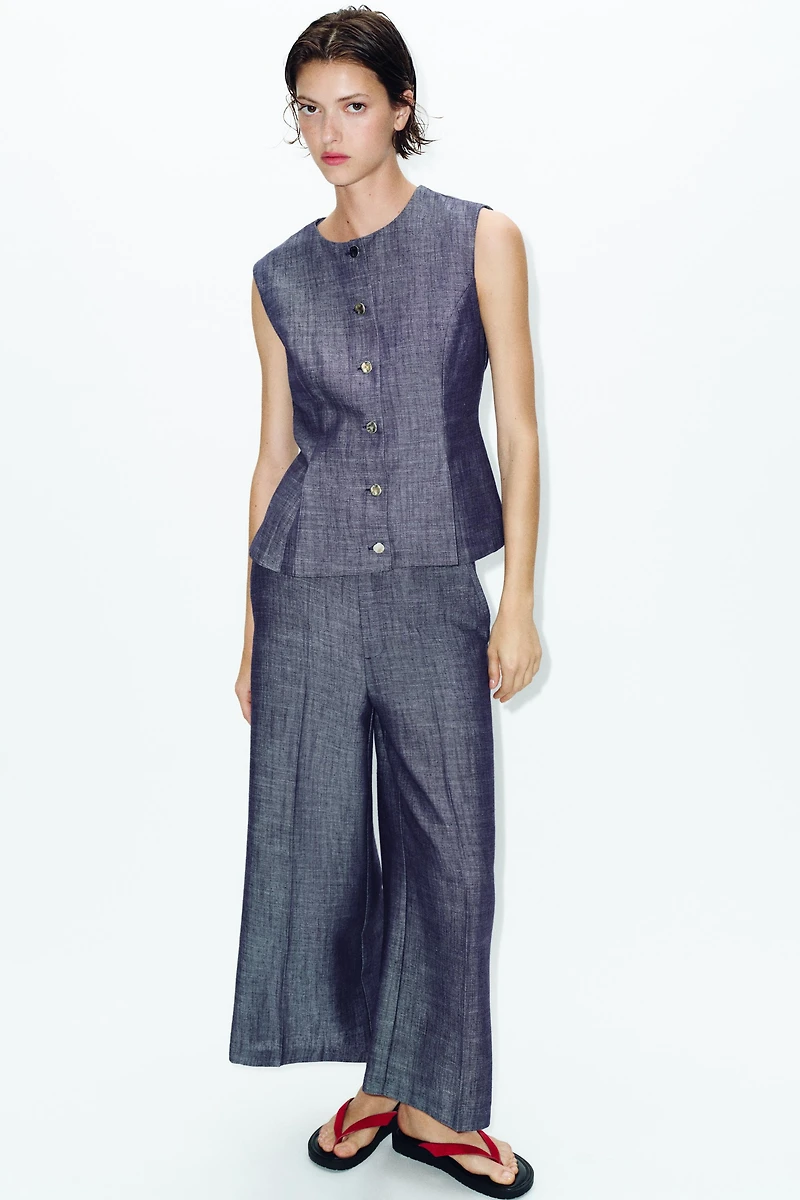 ENSEMBLE GILET À PINCES