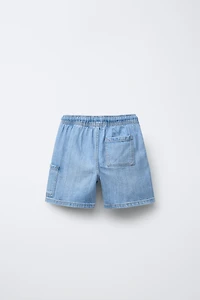 FLOWY DENIM SHORTS