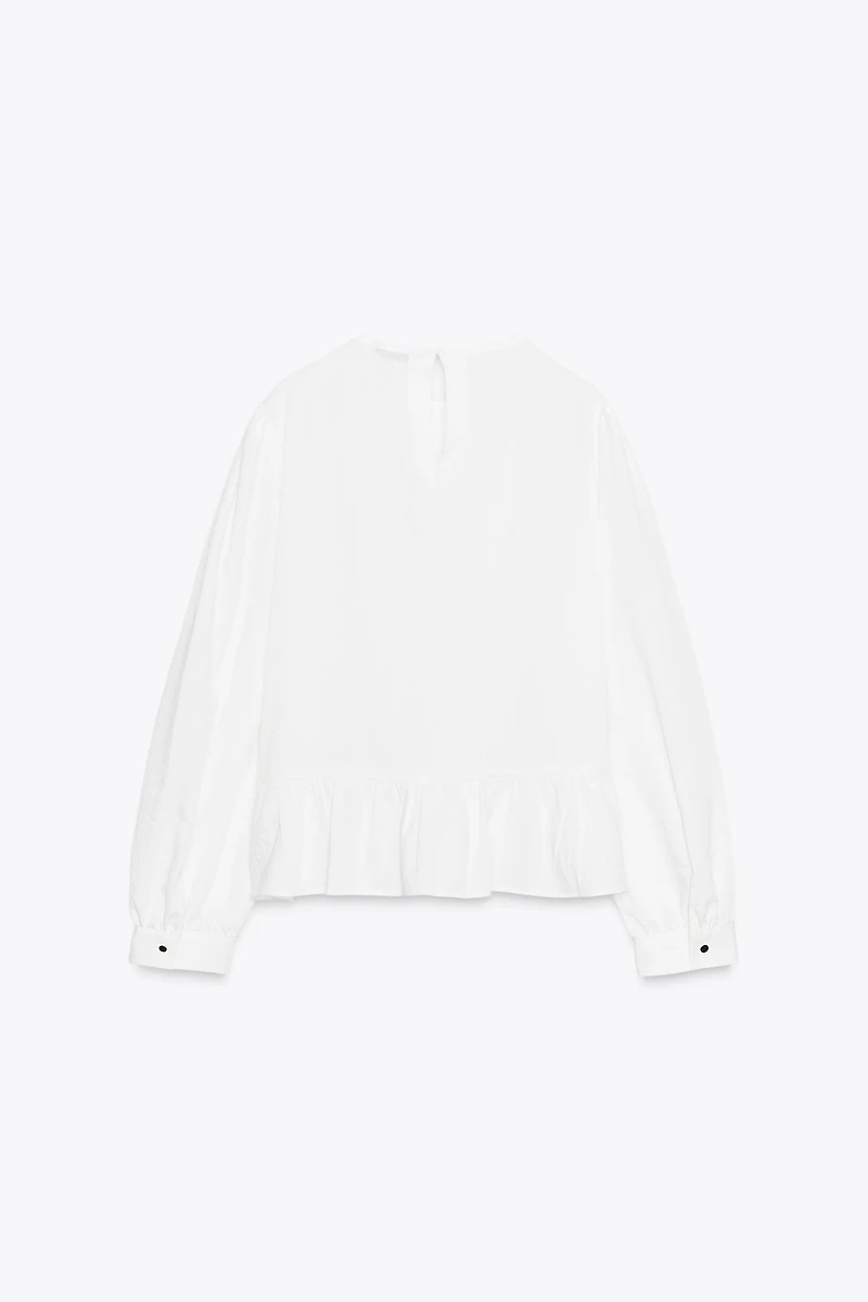 BLOUSE PÉPLUM ENTRE-DEUX