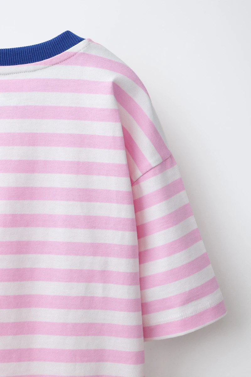 HEAVY WEIGHT STRIPED T-SHIRT