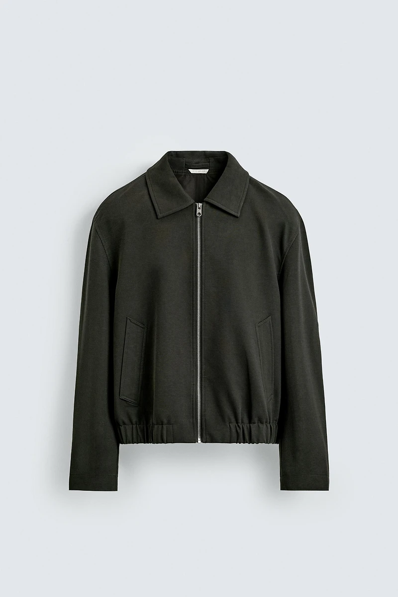 TEXTURED TWILL JACKET