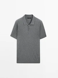 Polo en maille de coton