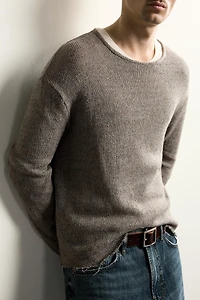 RELAXED FIT KNIT T-SHIRT